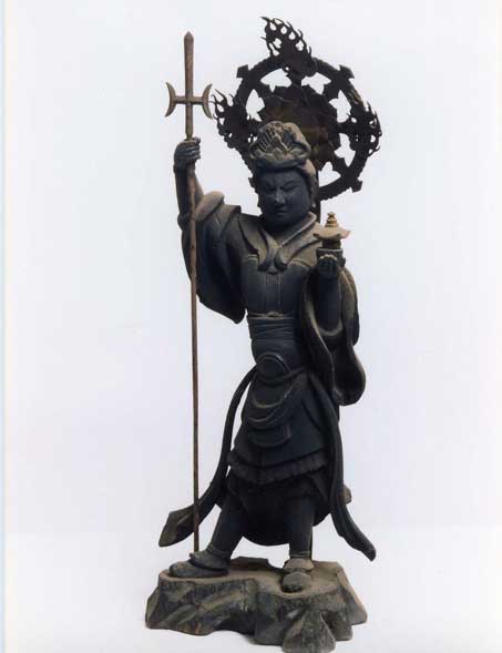 善国寺の毘沙門天像-新宿歴史博物館